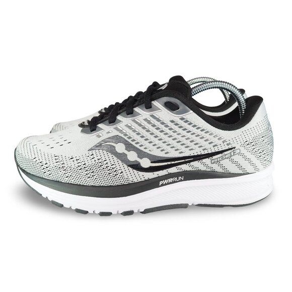 Saucony Ride 13 Wide Alloy Black Running Shoes Women's 7W Performance S10580-40 - Picture 2 of 11